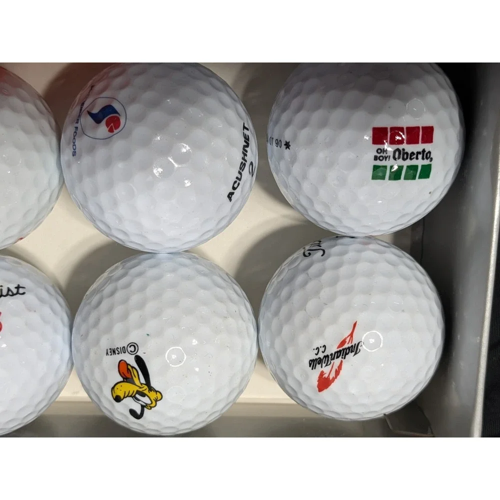 Lot of 20 Vintage Advertising Golf Balls Titleist Ultra Disney Wheaties PGA West - Picture 3 of 8